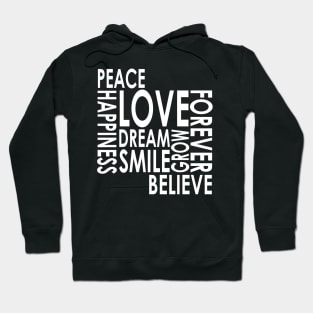 Peace Love Happiness Hoodie